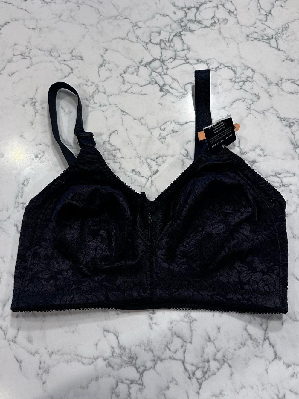 NWT Bali Black Classic Support Bra Size 34DD
